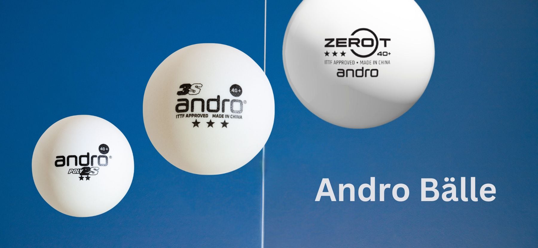 Andro Tischtennisbälle