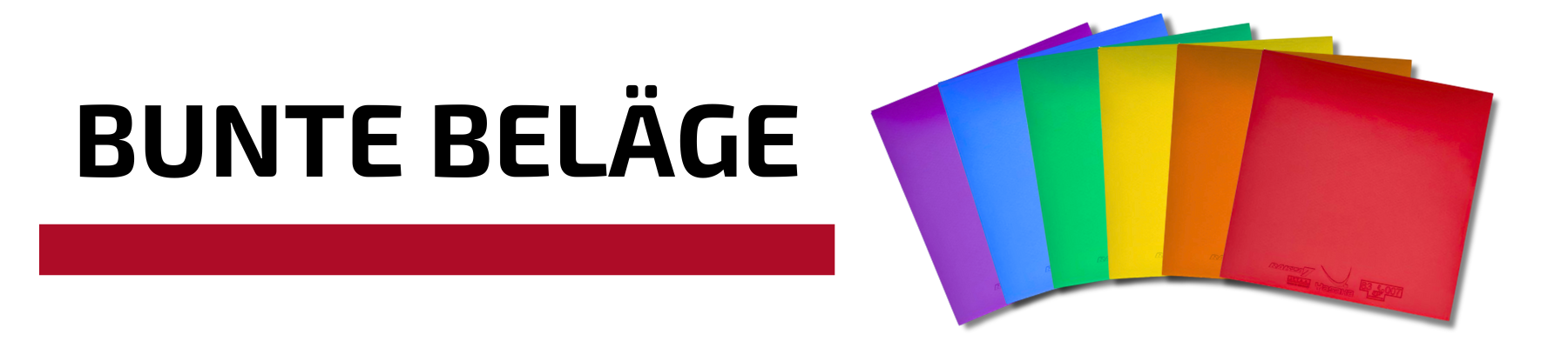 Bunte Beläge