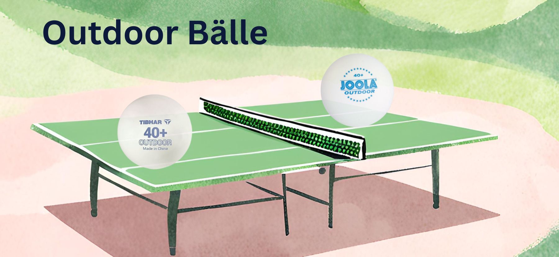Outdoor Tischtennisbälle