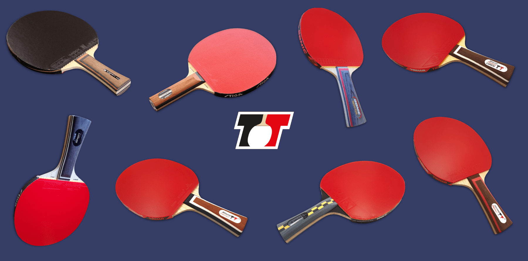 Großpackung Tischtennisschläger Tischtennis Schläger Set mit Bälle Tisch Tennis 