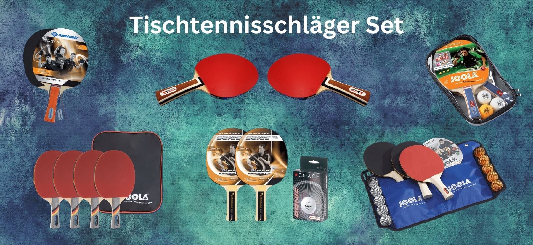 Tischtennisschläger Set