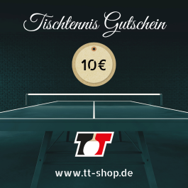 Tischtennis Gutschein 10€