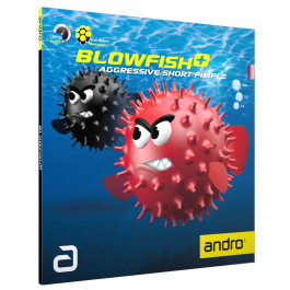 Andro Blowfish+ - Das komplette Set: Produkt plus Verpackung