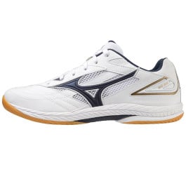 Mizuno Wave Drive 9, weiß/blau/gold
