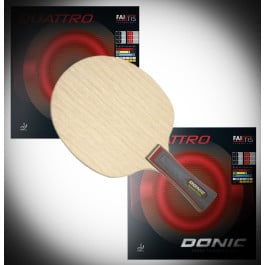 Donic Appelgren Allplay Quattro - Holz mit leicht schiefer Neigung und Verpackung