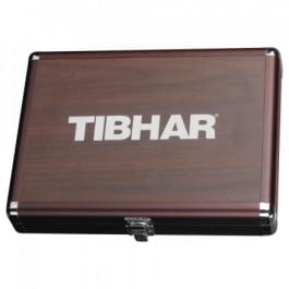 Tibhar Schlägerkoffer Alum Cube Premium II Holz