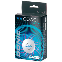 Donic Coach P40+ - 6er-Packung seitlich fotografiert