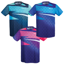 Tibhar T-Shirt Corner, marine-türkis