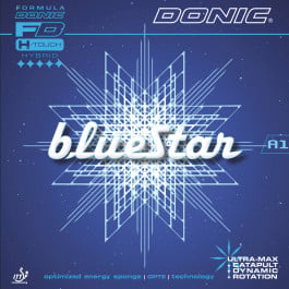 Donic BlueStar A1 - Hier das Produkt in seiner Verpackung abgebildet