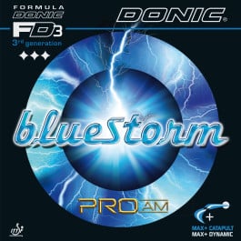 Donic Bluestorm Pro AM - Verpackung und Inhalt – genau so kommt es an