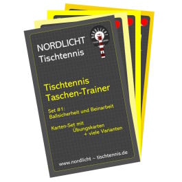 Nordlicht Tischtennis Set #1 - Ballsicherheit und Beinarbeit