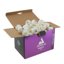 Joola Magic ABS 40+ - 72 Stück-Packung in offenem Zustand