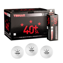 Tibhar SL 40+ - beide Boxen inklusive nahtlosen Bällen