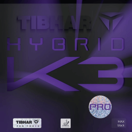 Tibhar Hybrid K3 Pro - Produktfotografie inkl. Verpackung