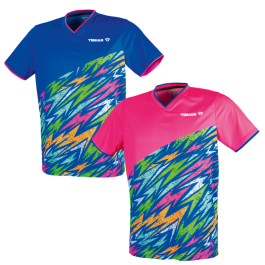 Tibhar T-Shirt L2 Underbrush, royalblau-pink/ pink-royalblau