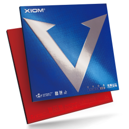 Xiom Vega China - Produktbild mit Belag und Verpackung