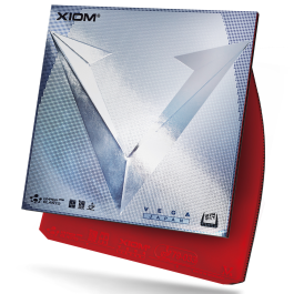 Xiom Vega Japan - Produktbild mit Belag und Verpackung