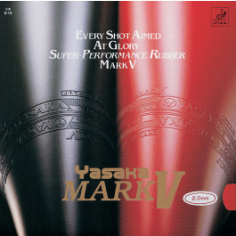 Yasaka Mark V - Präsentationsbild von Produkt mit Verpackung
