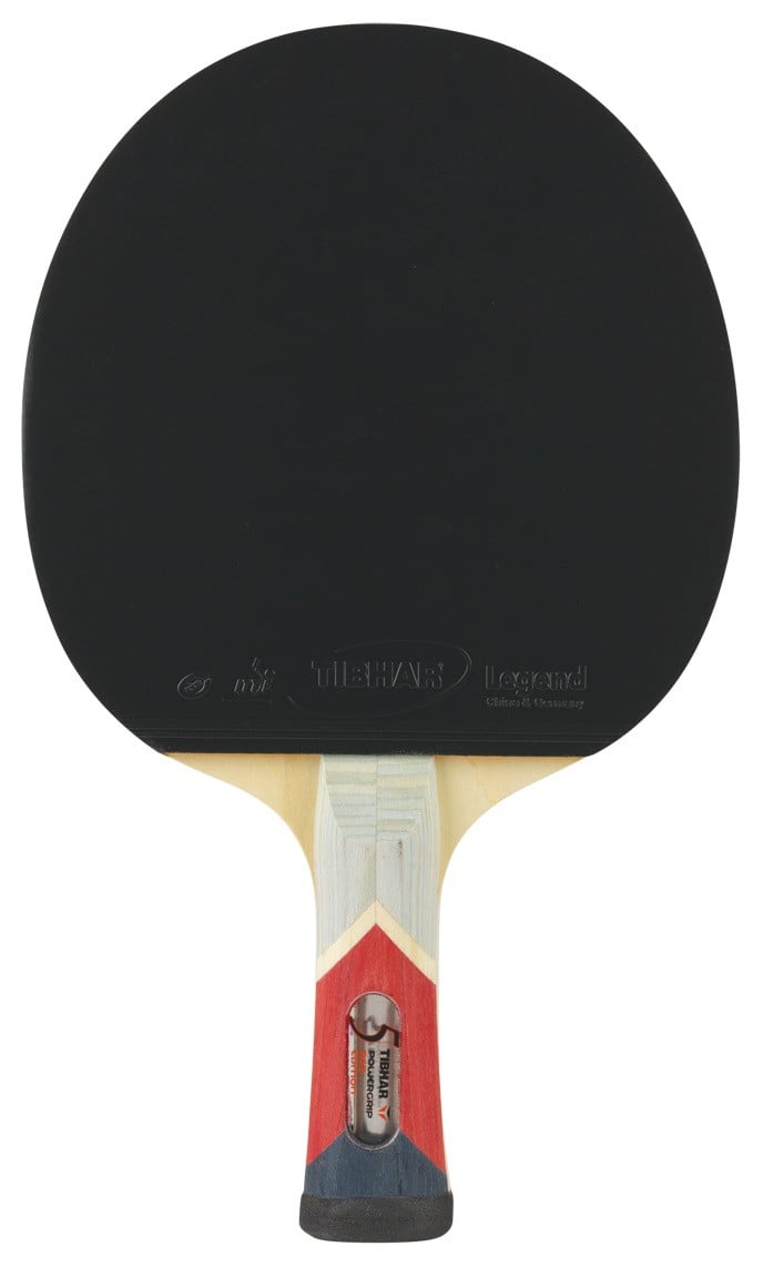 Tibhar Powergrip Red Edition - Raquette De Tennis De Table ITTF Avec Plaquette Phantom Et Legend - Spin Et Contrôle Exceptionnels