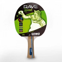 Schläger-Set RAVE-SPEED Bälle GEWO Tischtennisnetz FLEXX ausziehbar universell 