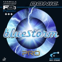 Donic Bluestorm Pro - Hier das Original-Set aus Produkt und Verpackung