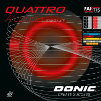 Donic Quattro A'Conda Medium - Packung & Inhalt im Detail