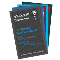 Nordlicht Tischtennis Set 2 - Aufschlag / Rückschlag