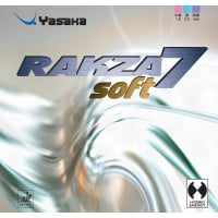 Yasaka Rakza 7 Soft - Foto von Verpackung und Artikel gemeinsam