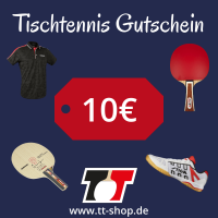 Tischtennis Gutschein 10€