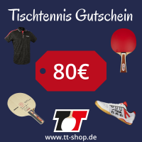 Tischtennis Gutschein 80€