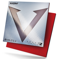 Xiom Vega Pro - Produktbild mit Belag und Verpackung