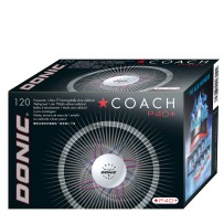 Donic Coach P40+ 1-Stern, weiß, 120er-Pack