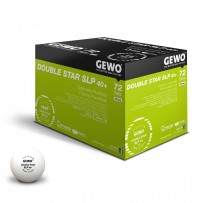Gewo Double Star SLP 40+ (nahtloser Trainingsball Plastik), 72er Packung