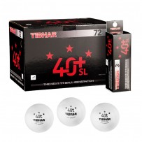 Tibhar 40+ SL, (Plastikball, nahtlos), 72er Packung