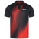 Donic Poloshirt Fire, schwarz-rot