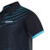 Donic Poloshirt Kava, schwarz-anthrazit-hellblau
