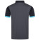 Donic Poloshirt Kava, schwarz-anthrazit-hellblau