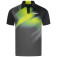 Donic Poloshirt Rhythm, schwarz-anthrazit-lime