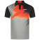 Donic Poloshirt Rhythm, schwarz-grau-rot