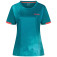 Donic Ladyshirt Lyra, grün-hellblau-orange