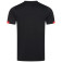 Donic T-Shirt Cream, schwarz-rot