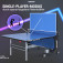 Donic Outdoor Roller 800-5 - nochmals wird hier die Playback-Funktion in Szene gesetzt