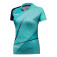 Victas Ladyshirt V-Ladyshirt 237, mintgrün-schwarz