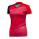 Victas Ladyshirt V-Ladyshirt 237, rot-schwarz