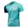 Victas T-Shirt V-Shirt 236, mintgrün-schwarz