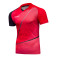 Victas T-Shirt V-Shirt 236, rot-schwarz
