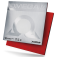 Xiom Omega IV Euro - Produktbild mit Belag und Verpackung