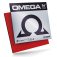 Xiom Omega IV Pro - Produktbild mit Belag und Verpackung