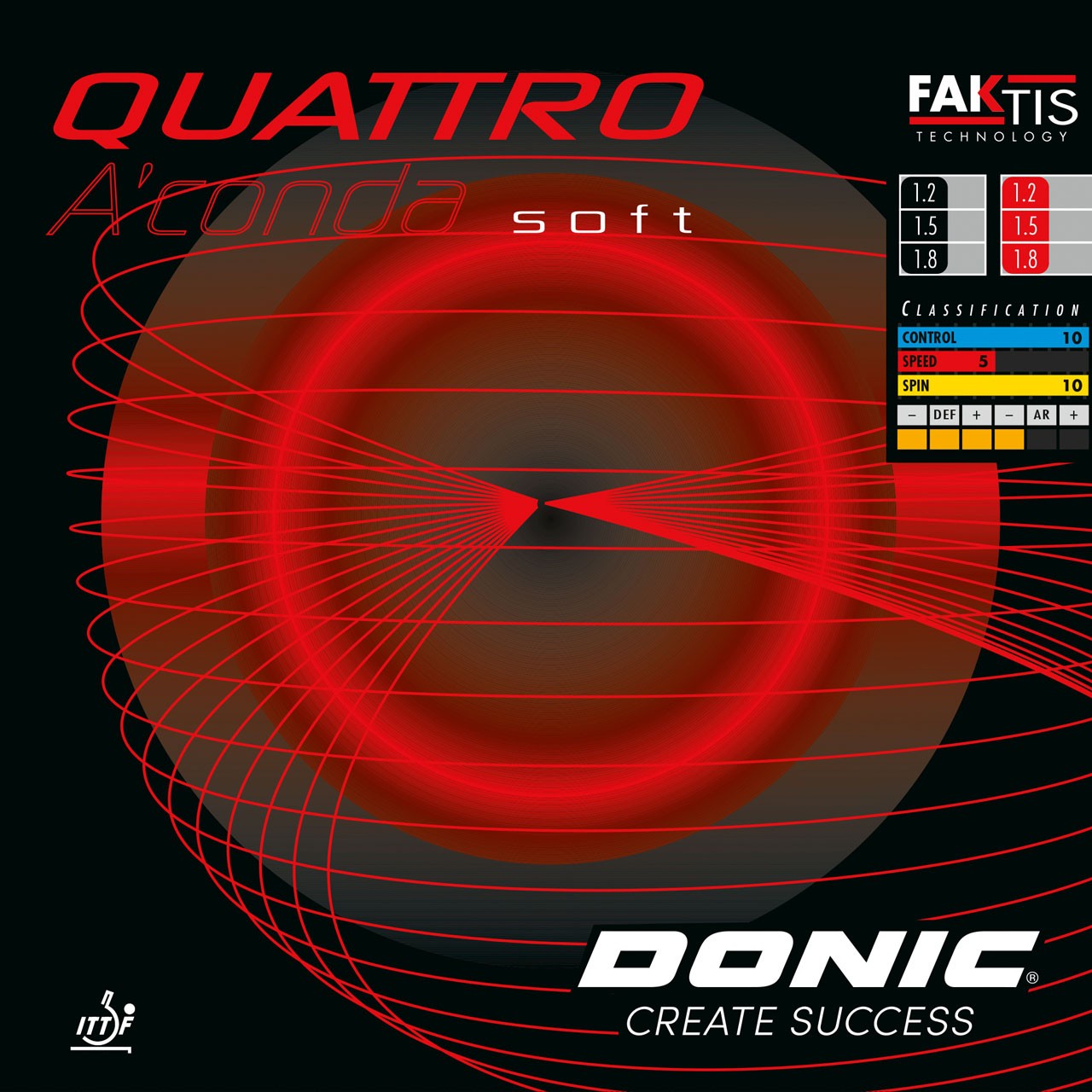 Donic Quattro ( Quattro , A'conda medium , A'conda soft ) - Bild 4 von 4