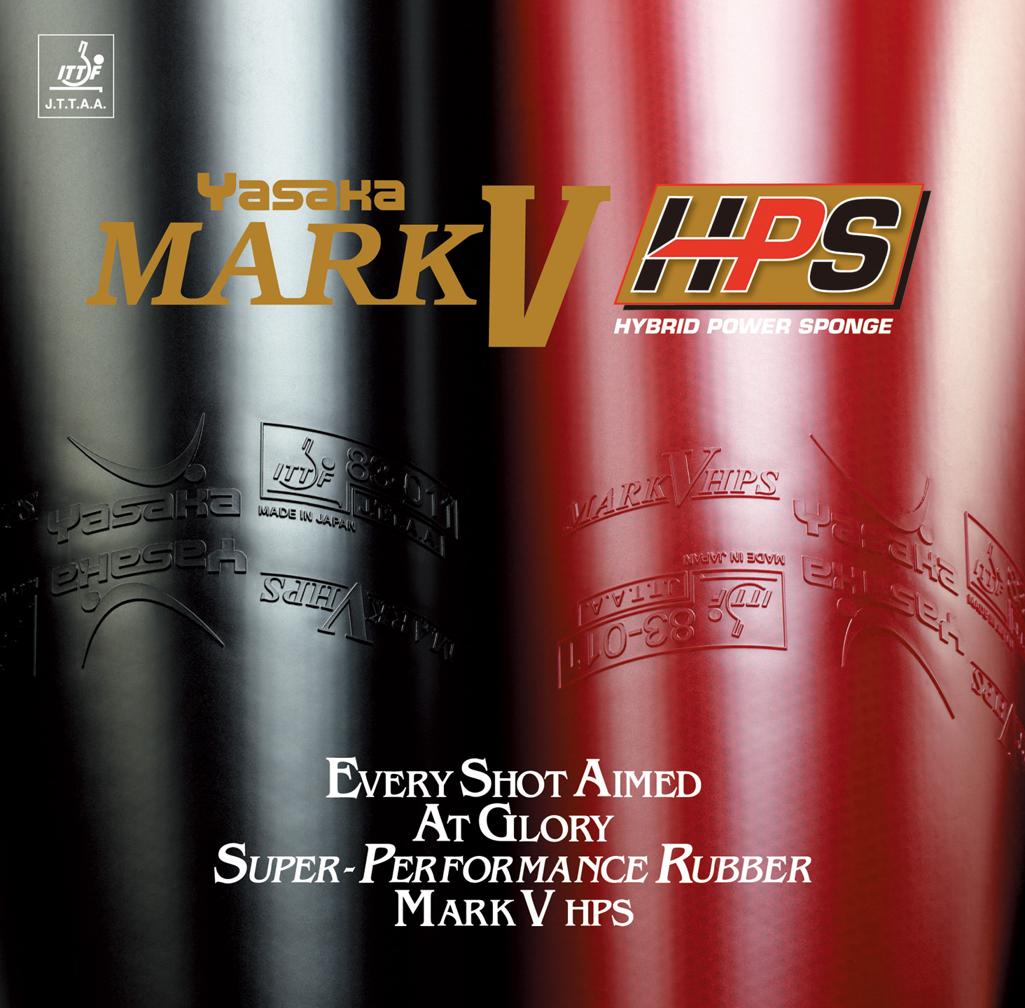 zum Sonderpreis DOPPELPACK Tischtennisbelag Yasaka Mark V Mark V GPS 